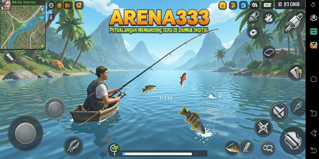 Tangkapan ikan yang dilihat dalam gameplay ARENA333.