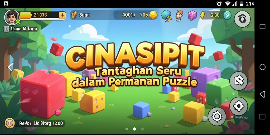 Tampilan gameplay CINASIPIT yang menarik dan menantang.