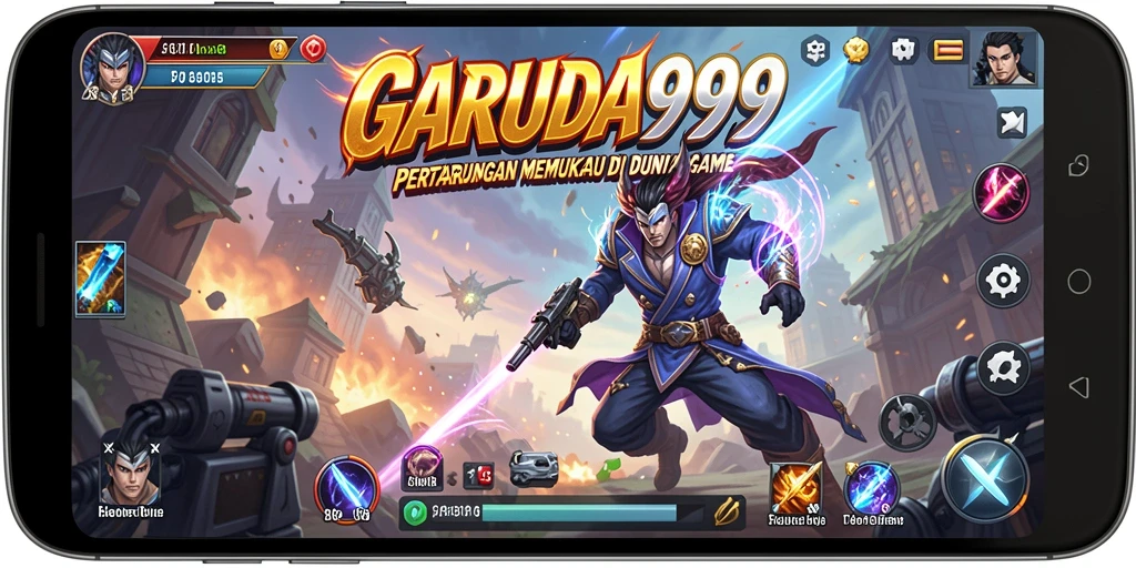 Tampilan gameplay GARUDA999 dengan pertarungan yang mendebarkan.