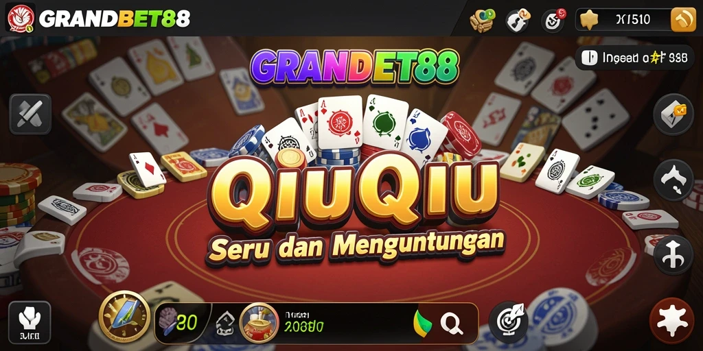 Tampilan gameplay QiuQiu yang seru di GRANDBET88.