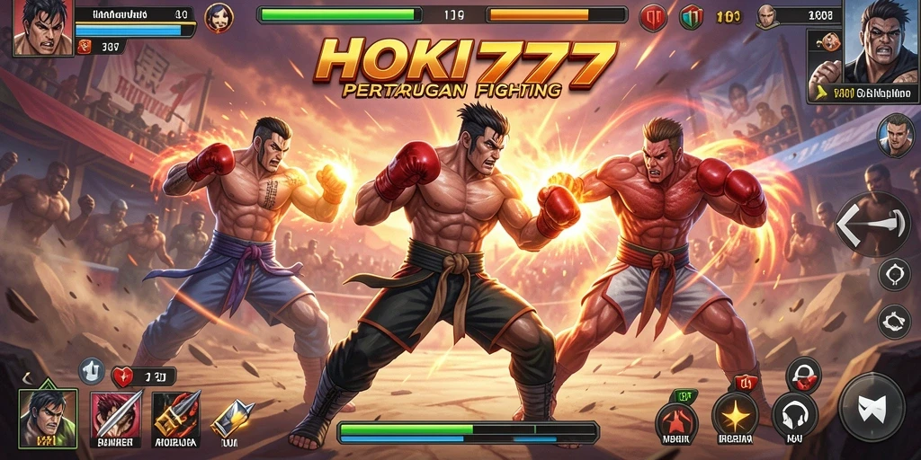 Screenshot HOKI777 menampilkan aksi pertarungan yang mendebarkan.