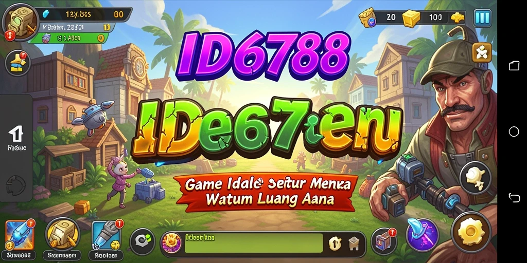 Tampilan gameplay menarik dari ID6788 dengan karakter khas dan lingkungan yang cerah.