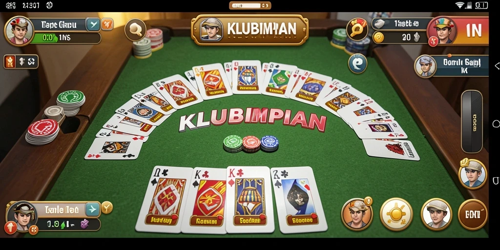 Tampilan seru gameplay KLUBIMPIAN dengan teman-teman.