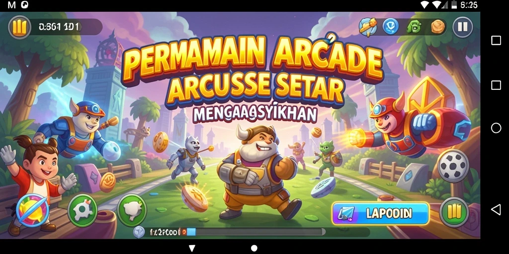 Tampilan gameplay MPOID yang memukau dalam genre Arcade.