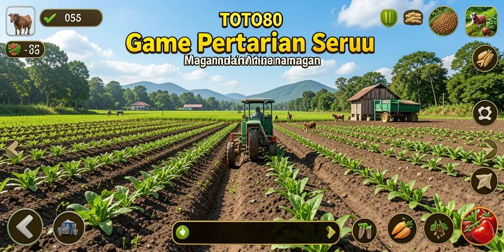 Gameplay TOTO80 yang menggembirakan dengan pertanian yang indah.