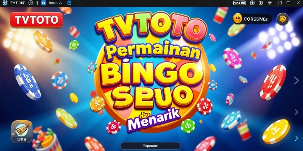 Tampilan gameplay seru dalam aplikasi TVTOTO Bingo.